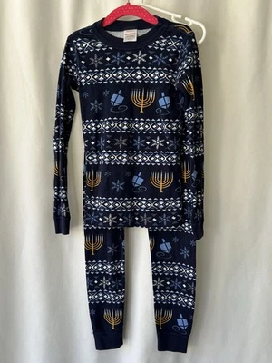 Pijama largo John Hanukkah Menora unisex para niños talla 120/6-7 Hanna Andersson Foto 1 de 4