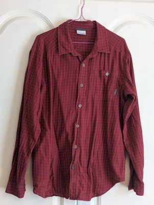 Columbia Checked Flannel Shirt Mens Large Button Down Long Sleeve  - Image 1 of 4