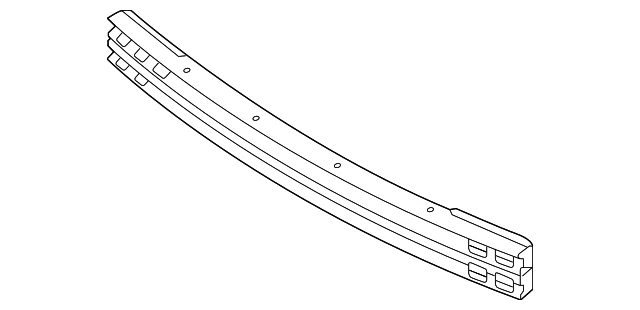 Nissan Kicks 2018-2019 genuino - barra de impacto F2030-5RBCH Foto 1 de 2