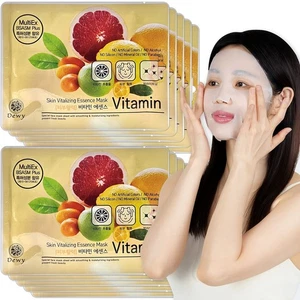 Dewy Vitamin Essence Face Mask Sheets Korea Premium Nutrition & Firming 10pcs - Picture 1 of 14
