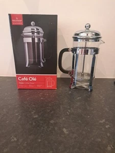 8 Cup Coffee cafetiere - Brand New In Box Chrome / Grunwerg - Picture 1 of 3