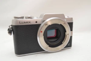 Panasonic Lumix DMC-GF7 Silver Mirrorless Camera Japanese language only Used - Picture 1 of 5