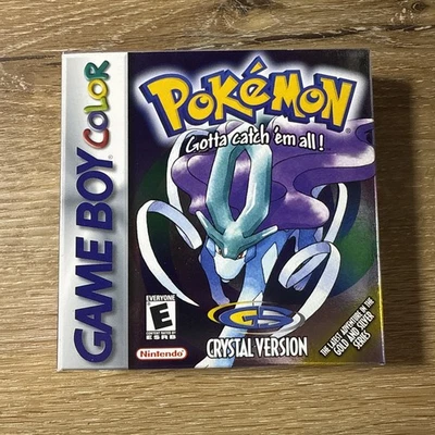 MINTY BOX CIB Pokemon Crystal Version 'se{ies" error complete in GB color gbc - Image 1 of 4