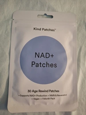 Parches Kind NAD+ Parches Age Rewind Parches Soporta NAD+ Producción 30 Parches Foto 1 de 2