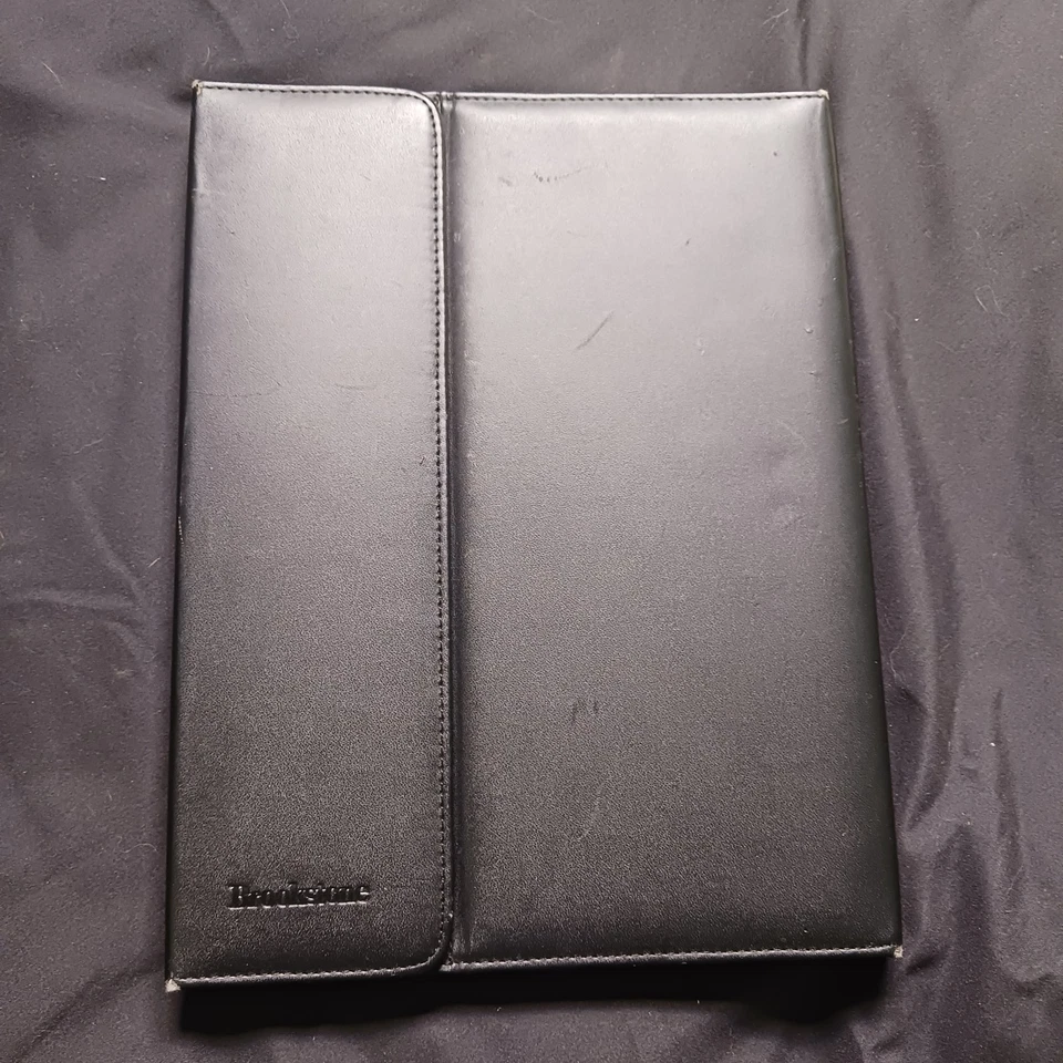 Brookstone Teclado Bluetooth Cuero Marrón Folio para iPad 2,3,4 Tablet 10" Foto 1 de 3