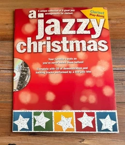 A Jazzy Christmas for Clarinet Solo Jazz Play-Along Book CD - Picture 1 of 2