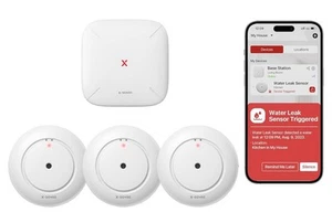 X-Sense Smart Water Leak Sensor with Base Station Detector Complete System SWS54 - Picture 1 of 7