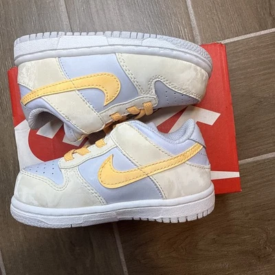 Nike Dunk Low TDE Marfil Pálido Melón Tinte Zapatos FB9107-100 Niño Pequeño 7C Foto 1 de 4