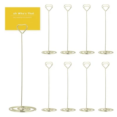  Foto Halter Bildhalter Metallkartenhalter Herzförmige Kartenklammern - Bild 1 von 3