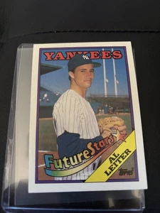 1988 Topps Al Leiter #18 Error Card Missing NY on Chest - Picture 1 of 2