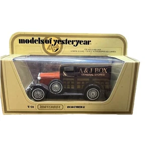 Matchbox, Models of Yesteryear, Y-21, 1930 FORD A, A&J BOX, Boxed - Picture 1 of 4