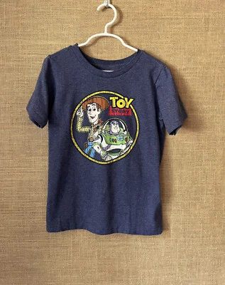 Camisa de manga corta azul Toy Story de Disney Store para niños talla S (5/6) Foto 1 de 2