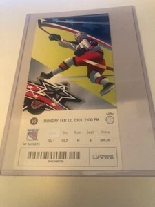 2001 Columbus Blue Jackets ticket NHL - Picture 1 of 2