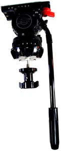 Sachtler V14-II FLUID HEAD PAN BAR TIE DOWN KNOB PLATE WITH SCREW SERVICED 33Lbs - Picture 1 of 5