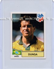 RARE!! DUNGA Sticker #100 ""WORLD CUP USA 94" Panini