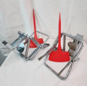 2-PK Mole Traps Galvanized Steel Mole Scissor Trap Reusable Mole Eliminator*READ - Picture 1 of 7