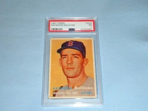 Tarjeta de béisbol Topps 1957 Haywood Sullivan # 336 grado PSA grado 1 PR 43283688 - Imagen 1 de 3