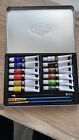 Royal & Langnickel Acrylic Paint & Brushes Art Set Tin 12 Paints NEW