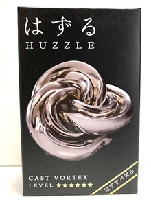 Hanayama Huzzle / Cast Vortex / Level 6 / Puzzle / Wire Puzzle - Picture 1 of 4