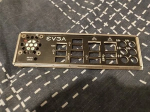 I/O IO Shield For evga p67 ftw ORIGINAL Motherboards Backplate plate - Zdjęcie 1 z 1