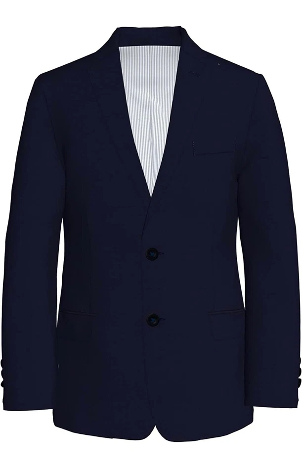 Jaqueta Blazer Bi-Stretch Masculina IZOD Azul Mini Grade 12 - Imagem 1 de 1