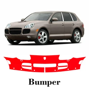 Front bumper PreCut PPF Paint Protection Film For Porsche Cayenne S 2003-2006 - Picture 1 of 6