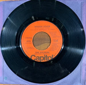 THE SYLVERS- BOOGIE FEVER / FREE STYLE, 7" 45rpm - Picture 1 of 2