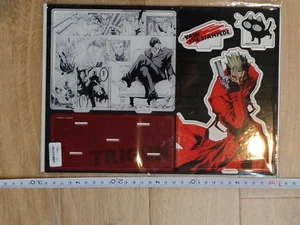 # 【Tamaño mega】 Trigun Trading Acrílico Soporte Vasch Envío Bienvenido 30 cm x 21 cm - Imagen 1 de 6
