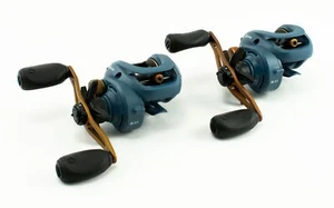 (LOT DE 2) MOULINET DROIT BAITCAST QUANTUM SMOKE X SMX100XPT 8.1:1 SANS BOÎTE - Photo 1/4
