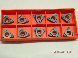 x10 insertos de roscado de carburo 16NR 0.6ISO Tialn insertos de roscado nuevos - Imagen 1 de 1