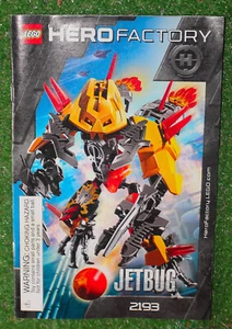 Lego Hero Factory Jefbug 2193 Instruction Manual Ex Condition - Picture 1 of 1