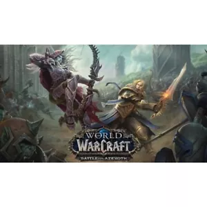 2018 BLIZZARD WORLD OF WARCRAFT BATTLE FOR AZEROTH VIDEO GAME POSTER 36x24 NEW - Picture 1 of 1