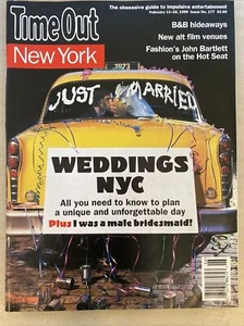 Time Out NY Feb 1999 Weddings In NYC John Bartlett Vivian e Westwood Like New - Picture 1 of 2