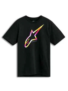 Alpinestars Men's Omnium CSF Short Sleeve T-shirt MX Motocross Logo FMX Tee - Picture 1 of 11