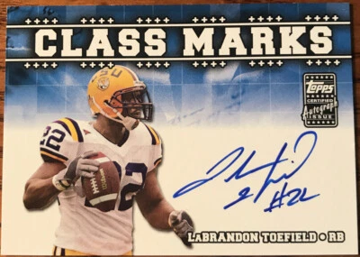 2003 Topps Draft Picks & Prospects Class Marks Autographs LaBrandon Toefield - Image 1 of 2