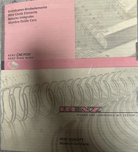 Anillos De Encuadernación RENZ | Paso De 2:1, RING WIRE A4, Ø 16 Mm, 50 Piezas - Bild 1 von 3