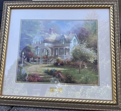 Thomas Kinkade Home is Where The Heart Is II Framed Wall Art 30x27” - Image 1 of 4