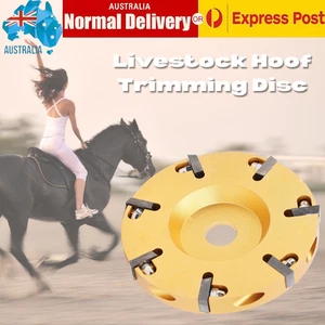 7-Blade Metal Alloy Hoof Trimming Grinder Disc for Multi-Purpose Livestock Care - Picture 1 of 7