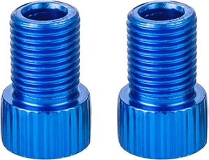 Presta Valve Adapter, Blue, Convert Presta to Schrader Adaptor for Bike, blue - Picture 1 of 6