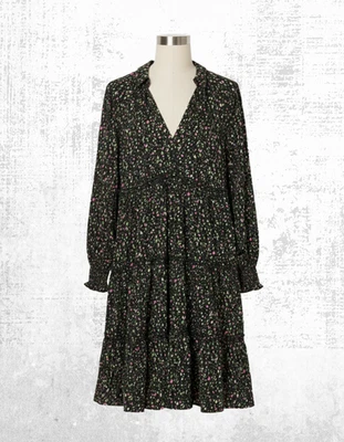 Vestido jersey Fat Face para mujer marcas Ditsy manga larga botón (un poco defectuoso) Foto 1 de 4