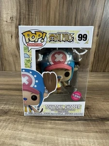 Funko Pop! One Piece Chopper Flocked #99 with POP Protector - Picture 1 of 12
