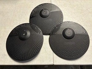 yamaha set of 3 single zone electric drum cymbals - Picture 1 of 1