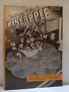 Vintage Crochet Patterns Pineapple Designs 1946 The Spool Cotton Company - Picture 1 of 4