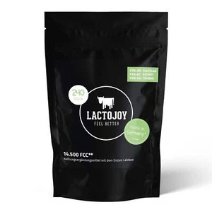 LactoJoy Laktase-Tabletten | 240 Stück zum NACHFÜLLEN | Lactase 14500 FCC - Bild 1 von 7
