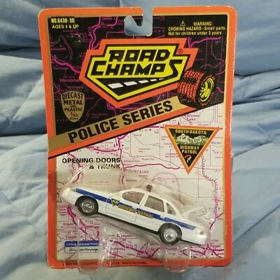 Nuevo 1995 Road Champs South Dakota Police Series Highway Patrol Ford Car 1/43 Foto 1 de 3