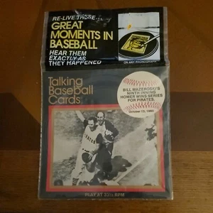 1979 Talking Baseball Card # 1 Bill Mazeroski Pittsburgh Pirates ORIGINAL PACKAG - Picture 1 of 2