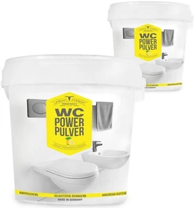 Sparset 2 x 1Kg Effektiver WC Schaum Pulver mit Zitrus-Frischeduft - Bild 1 von 5