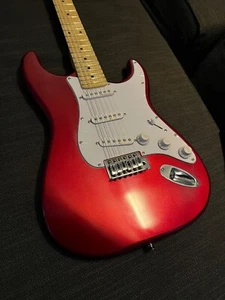 Guitar mod Fender Stratocaster Candy Apple Red Handcrafted 22 frets Maple - Afbeelding 1 van 7