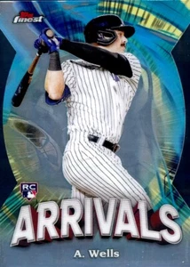2024 Topps Finest #A-18 Austin Wells Arrivals RC - Picture 1 of 2