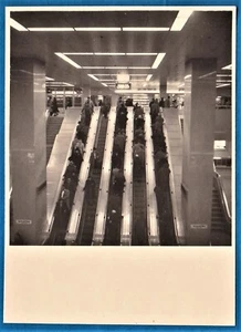 superb vintage photo escalators New York NY USA ca 1950 foto - Picture 1 of 2